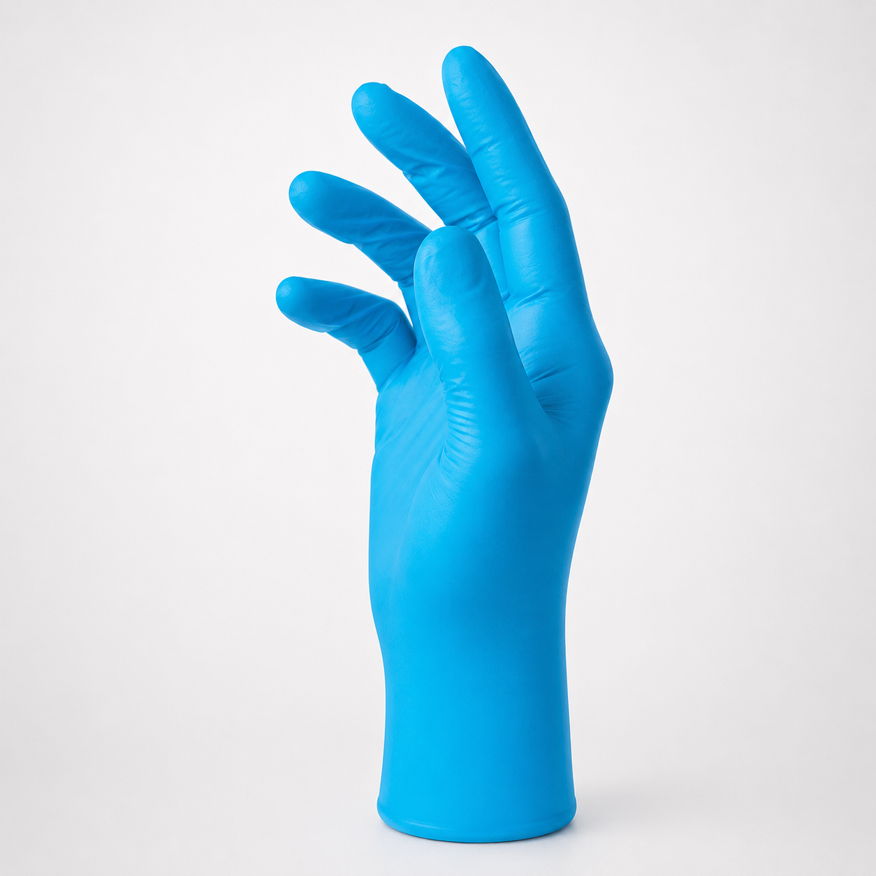 HAIKA NX520 Blue Nitrile Examination Gloves main product image
